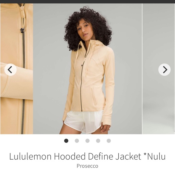 lululemon athletica Jackets & Blazers - Lululemon Hooded Define Jacket *Nulu Prosecco Sz 6